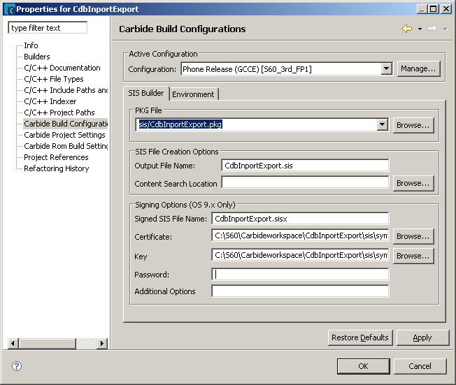 Carbide c++ mmp panel